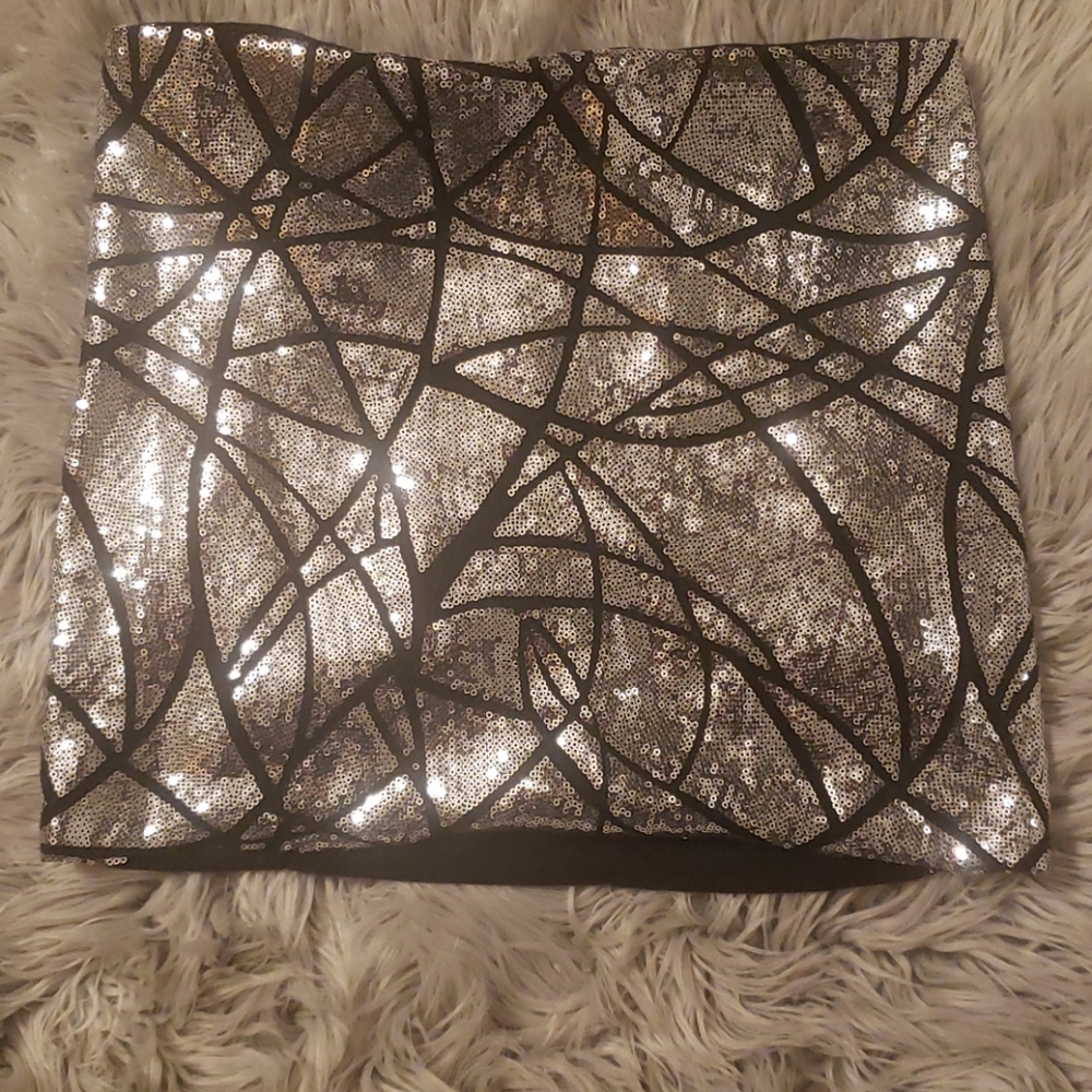 Sequin skirt